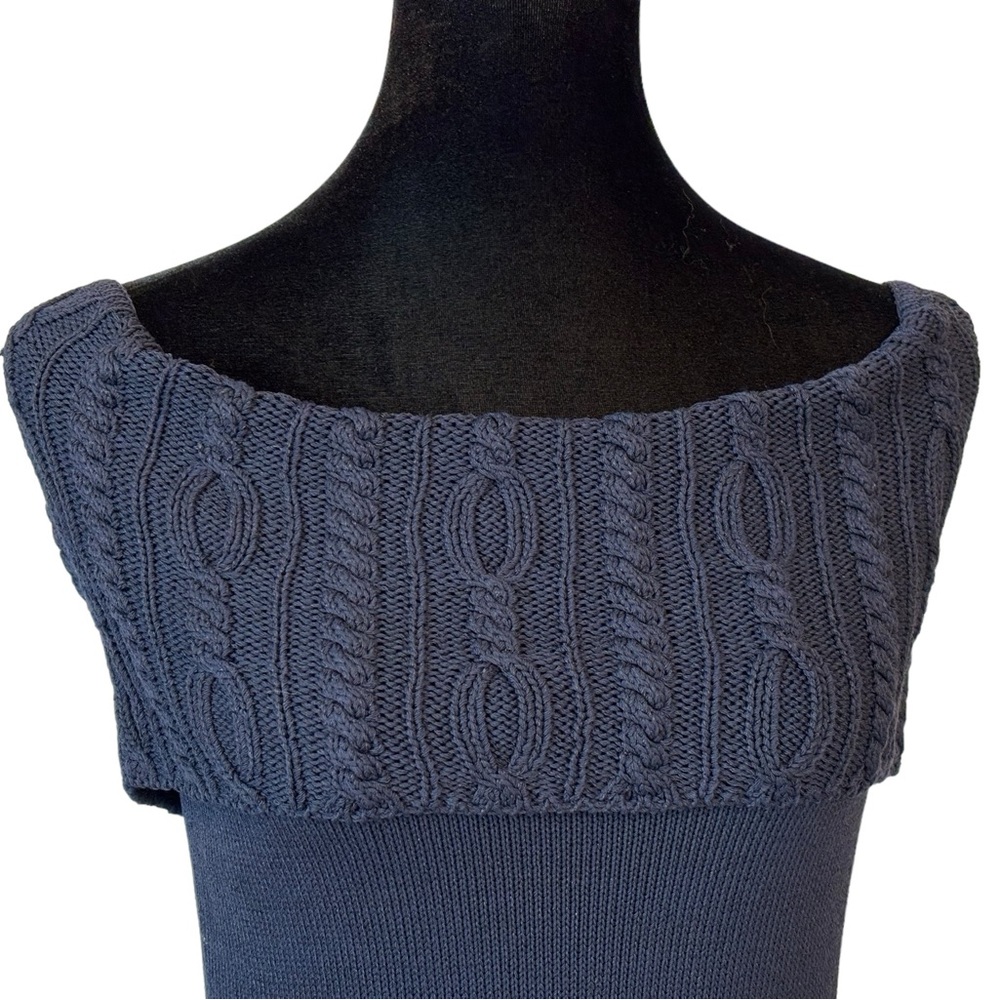 Dana Buchman Navy Blue Versatile Sweater - Picture 4 of 7